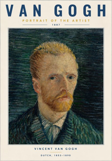 Van Gogh Portrait of the Artist II No6 - Plakat