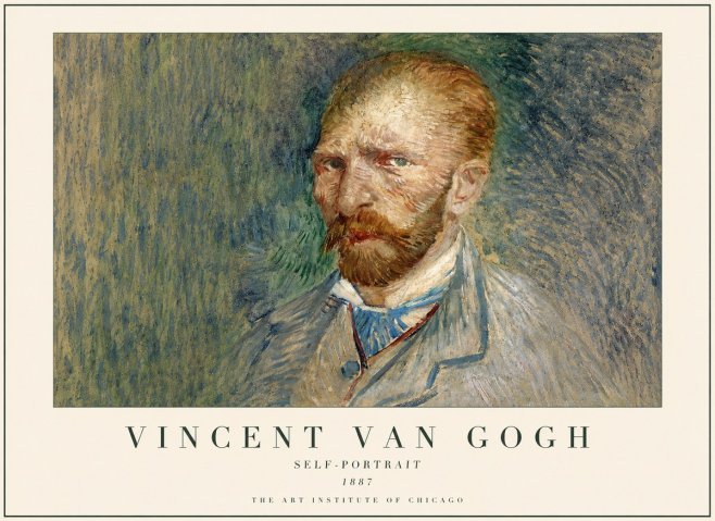 Van Gogh Self-portrait V No3 - Plakat