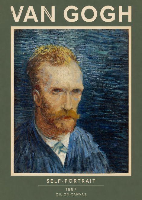 Van Gogh Self-portrait VI No2 - Plakat