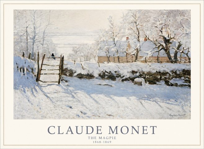 Monet The Magpie No1 - Plakat