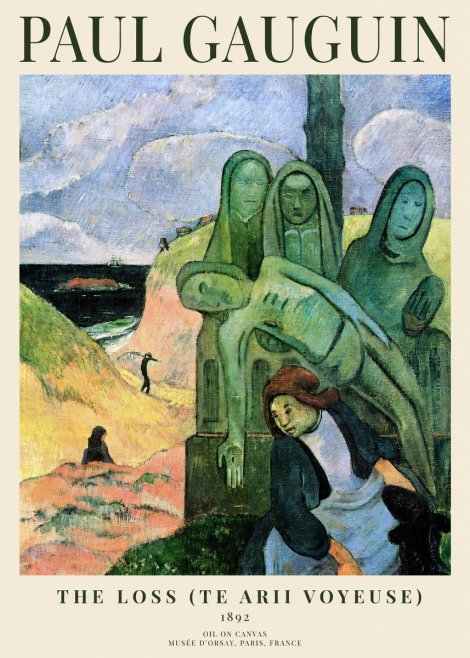 Paul Gauguin The Loss (Te Arii Voyeuse) No1 - Plakat
