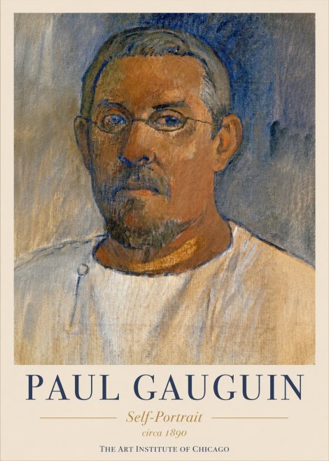 Paul Gauguin Self-portrait I No1 - Plakat