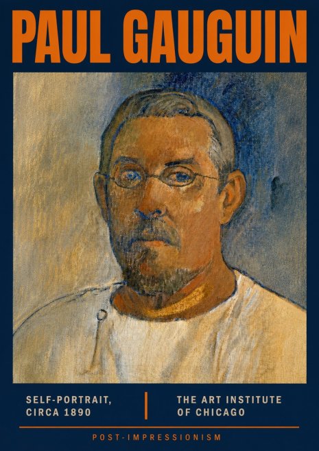 Paul Gauguin Self-portrait I No3 - Plakat