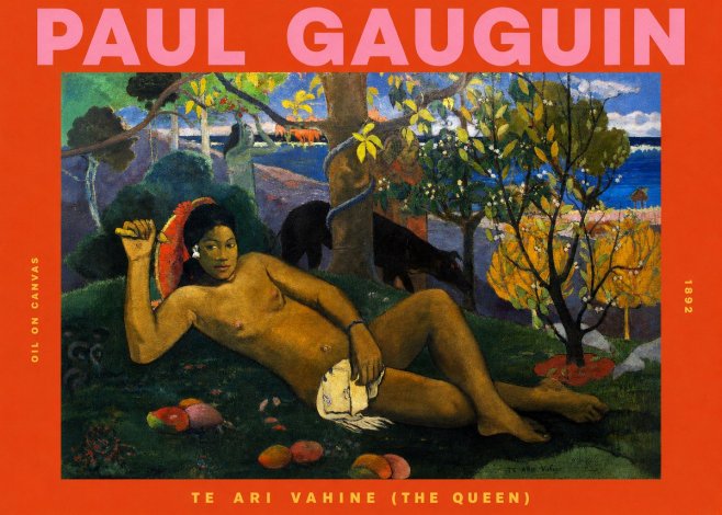 Paul Gauguin Te Ari Vahine (the Queen) No2 - Plakat