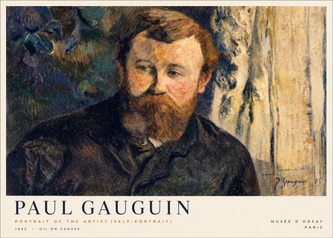 Paul Gauguin Portrait of the Artist (Self-portrait) No3 - Plakat
