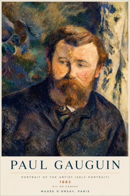 Paul Gauguin Portrait of the Artist (Self-portrait) No4 - Plakat