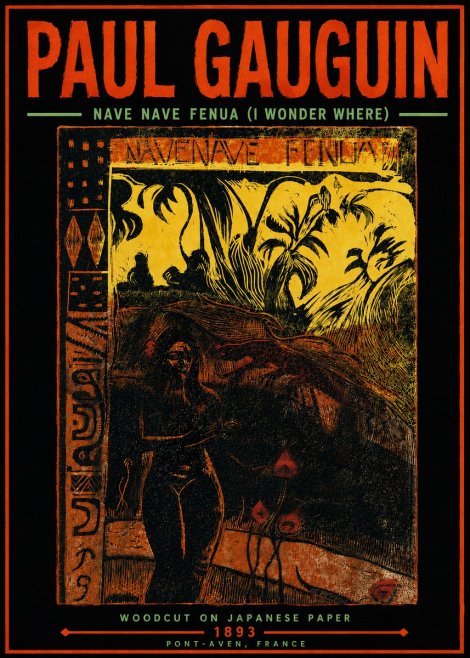 Paul Gauguin Nave Nave Fenua (I Wonder Where) No5 - Plakat