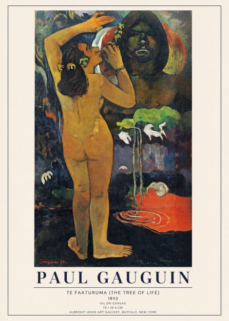 Paul Gauguin Te Faaturuma (the Tree of Life) No1 - Plakat