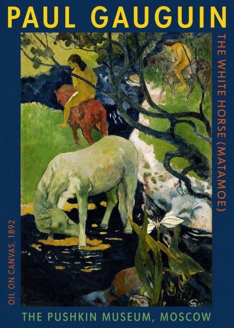 Paul Gauguin The Siamese (Tehura and Noa Noa) No5 - Plakat