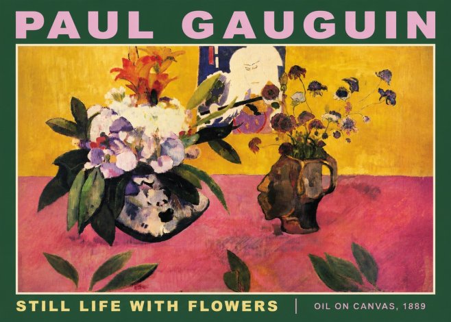 Paul Gauguin Still Life with Flowers No4 - Plakat