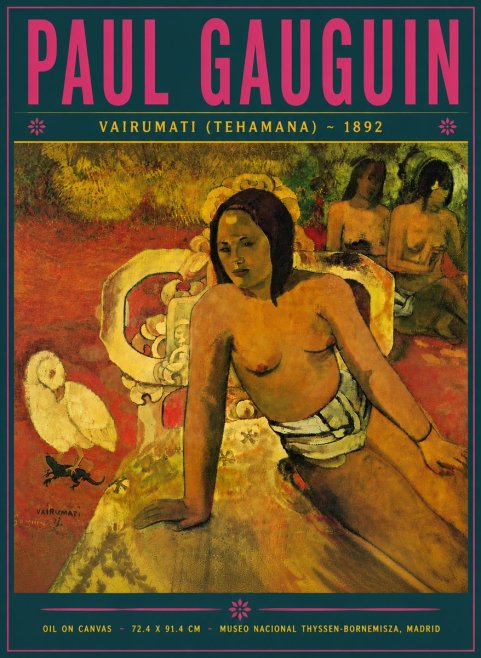 Paul Gauguin Vairumati (Tehamana) No5 - Plakat