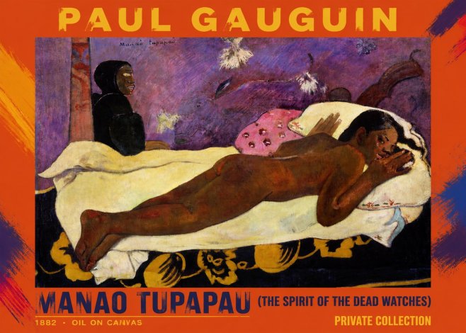 Paul Gauguin Manao Tupapau (the Spirit of the Dead Watches) No3 - Plakat