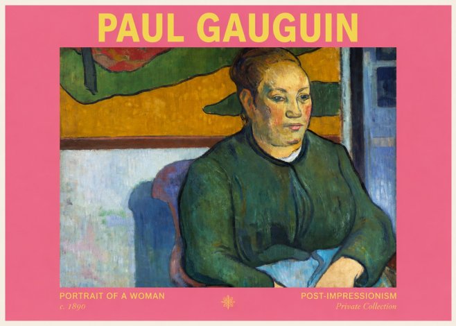 Paul Gauguin Portrait of a Woman No2 - Plakat