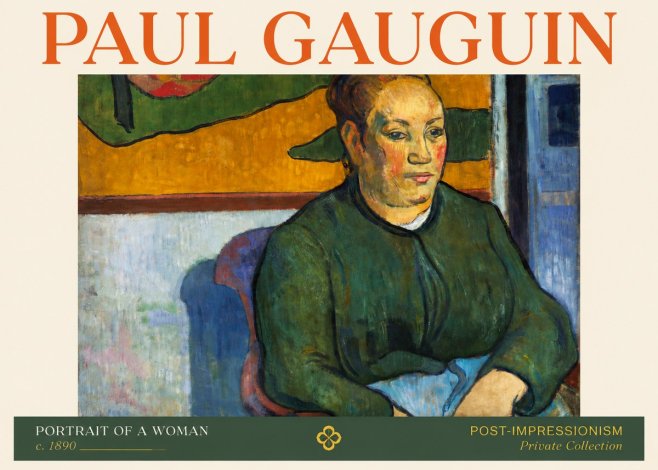 Paul Gauguin Portrait of a Woman No4 - Plakat