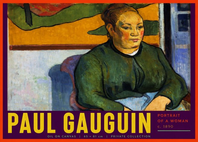 Paul Gauguin Portrait of a Woman No6 - Plakat