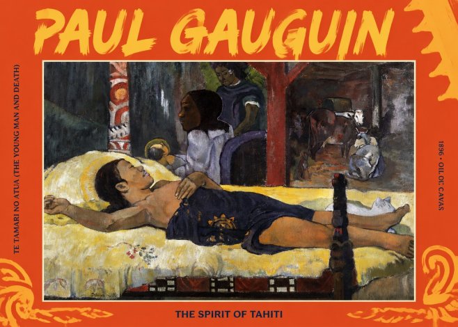Paul Gauguin Te Tamari No Atua (the Young Man and Death) No2 - Plakat