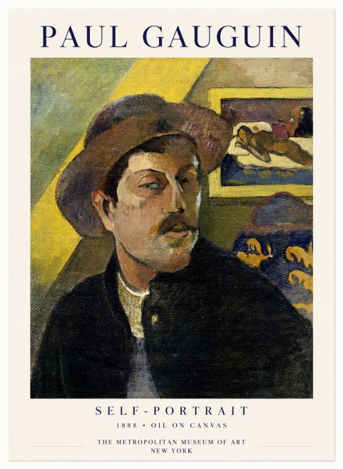 Paul Gauguin Self-portrait II No1 - Plakat