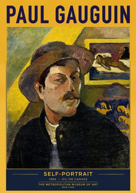 Paul Gauguin Self-portrait II No2 - Plakat