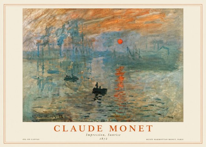 Monet Impression, Sunrise II No4 - Plakat