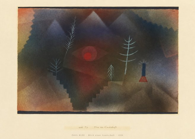 Paul Klee Blick Einer Landschaft No6 - Plakat