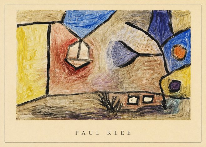 Paul Klee Der Niesen No3 - Plakat