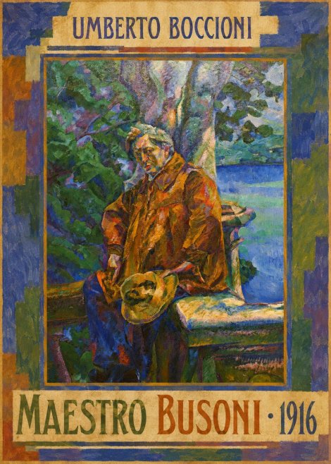 Umberto Boccioni Maestro Busoni No4 - Plakat