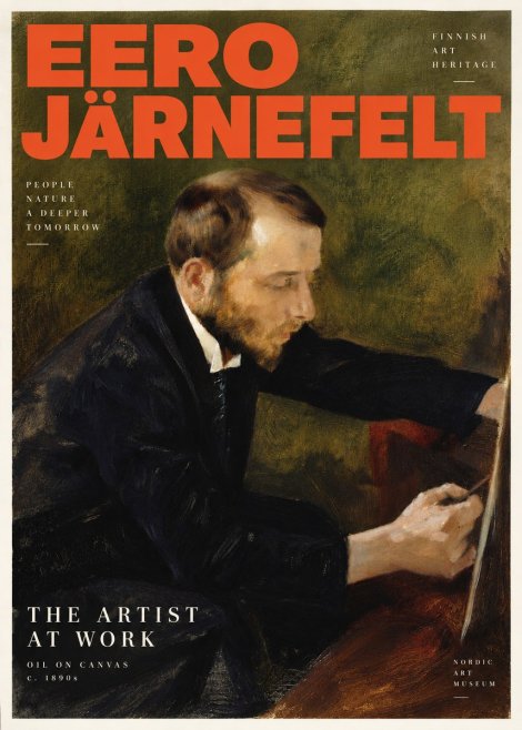 Eero Järnefelt Portrait of the Artist No5 - Plakat