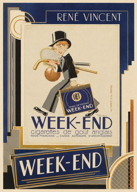 René Vincent Week-end No2 - Plakat