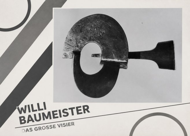 Willi Baumeister Das Grosse Visier No4 - Plakat