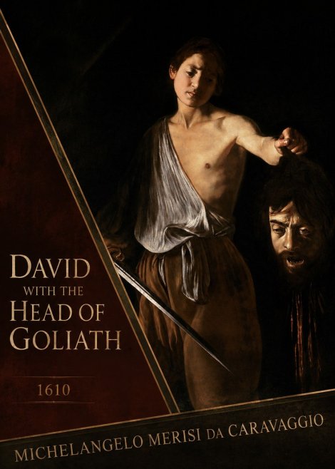 Michelangelo Merisi da Caravaggio David with the Head of Goliath III No2 - Plakat