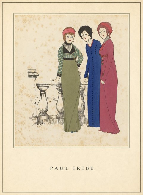 Paul Iribe Fashionable Ladies No5 - Plakat