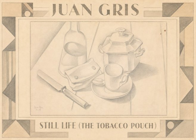Juan Gris Still Life (the Tobacco Pouch) No1 - Plakat