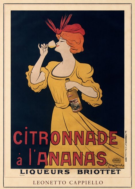 Leonetto Cappiello Citronnade À L'ananas No4 - Plakat
