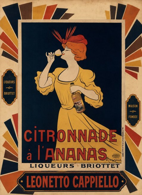 Leonetto Cappiello Citronnade À L'ananas No6 - Plakat