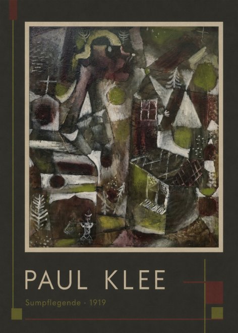 Paul Klee Sumpflegende II No1 - Plakat