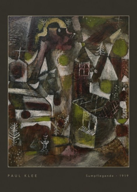 Paul Klee Sumpflegende II No5 - Plakat