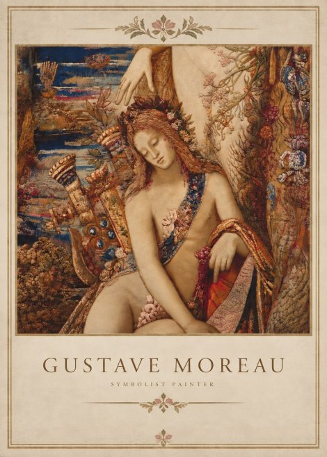 Gustave Moreau Jupiter and Semele II No5 - Plakat