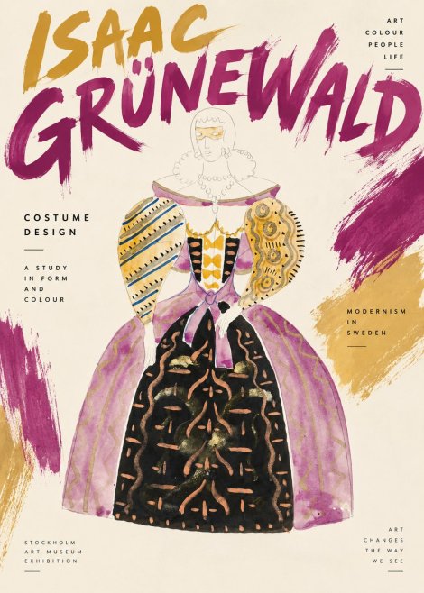 Isaac Grünewald Costume Design V No2 - Plakat