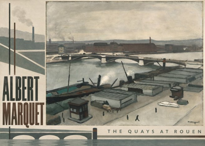 Albert Marquet The Quays at Rouen No5 - Plakat