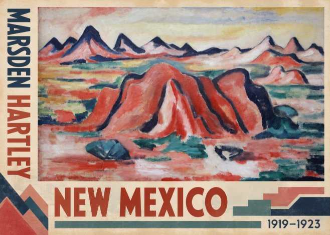 Marsden Hartley New Mexico No2 - Plakat