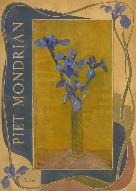 Piet Mondrian Irises No2 - Plakat
