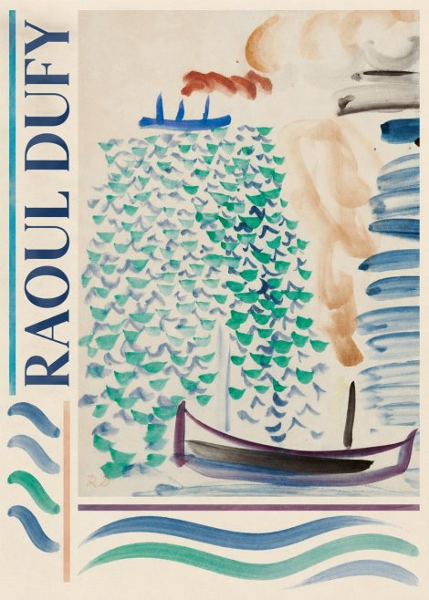 Raoul Dufy Boats on the Water No2 - Plakat