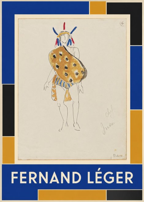 Fernand Léger Chef Indien No1 - Plakat