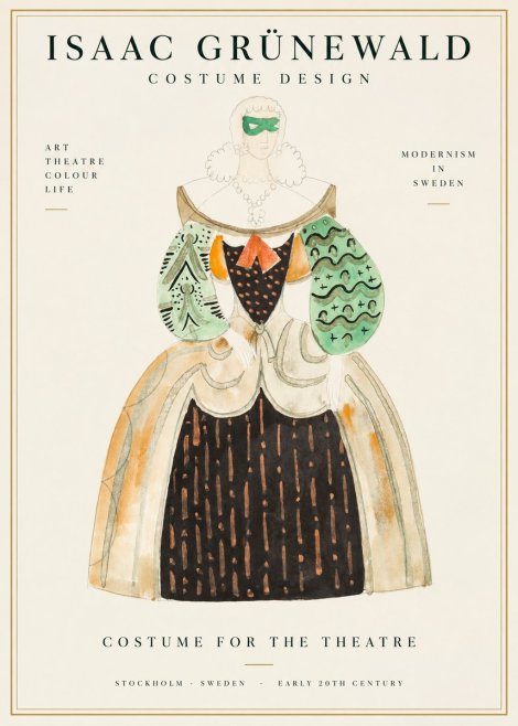 Isaac Grünewald Costume for the Theatre No1 - Plakat