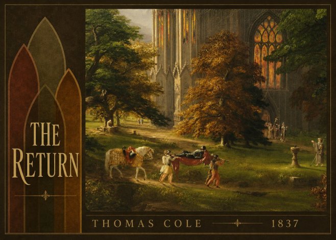 Thomas Cole The Return II No4 - Plakat
