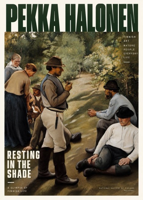 Pekka Halonen Resting in the Shade No2 - Plakat