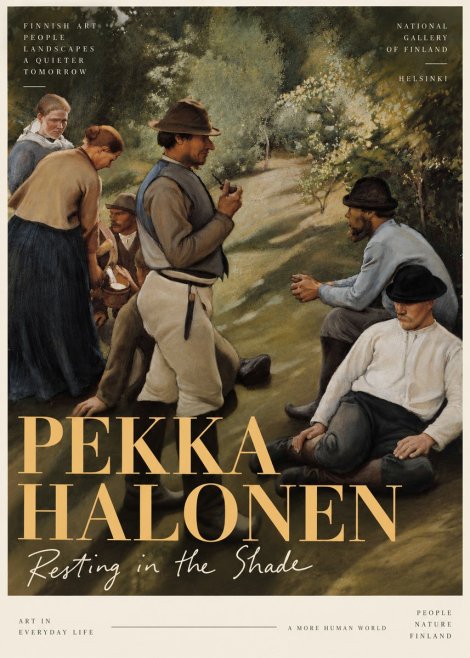 Pekka Halonen Resting in the Shade No5 - Plakat