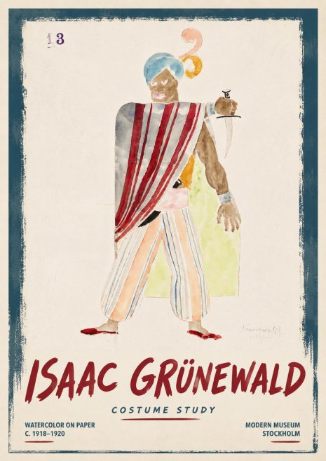 Isaac Grünewald Costume Study III No6 - Plakat