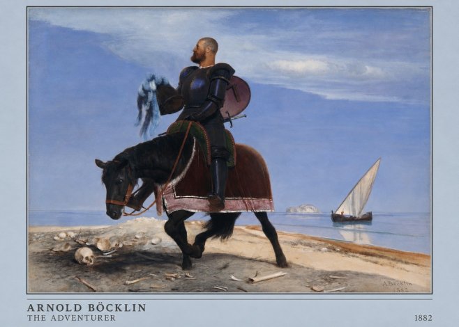 Arnold Böcklin The Adventurer No4 - Plakat