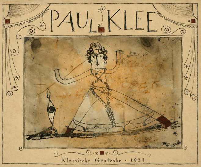 Paul Klee Klassische Groteske No6 - Plakat
